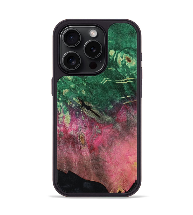 iPhone 15 Pro Wood Phone Case - Ricardo (Wood Burl, 813070)