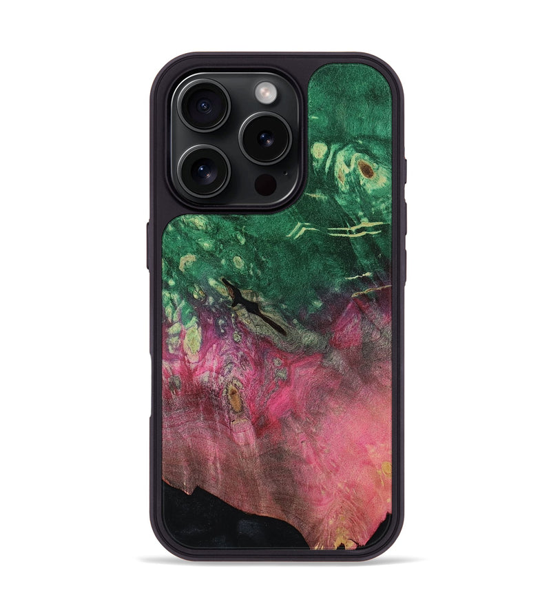 iPhone 16 Pro Wood Phone Case - Ricardo (Wood Burl, 813070)