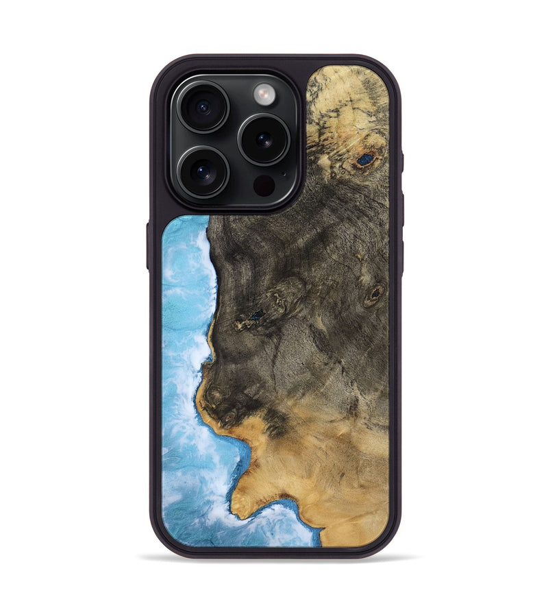 iPhone 15 Pro Wood Phone Case - Tarsha (Coastal, 813073)