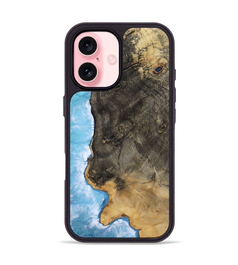 iPhone 16 Wood Phone Case - Tarsha (Coastal, 813073)