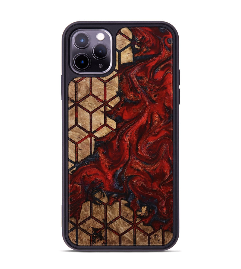 iPhone 11 Pro Max Wood Phone Case - Halle (Pattern, 813074)
