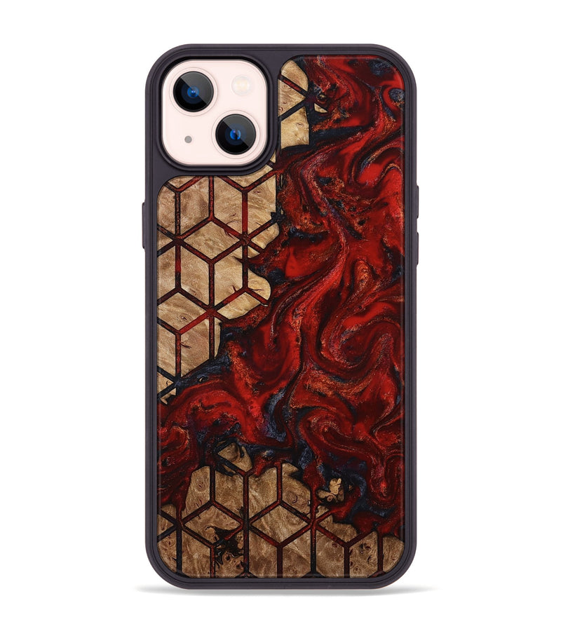 iPhone 14 Plus Wood Phone Case - Halle (Pattern, 813074)