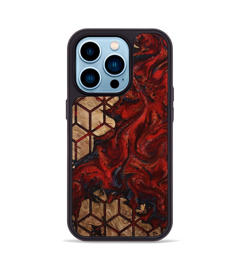 iPhone 14 Pro Wood Phone Case - Halle (Pattern, 813074)