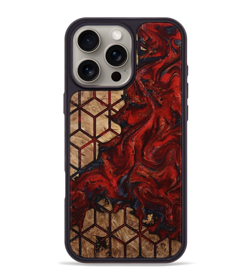 iPhone 16 Pro Max Wood Phone Case - Halle (Pattern, 813074)