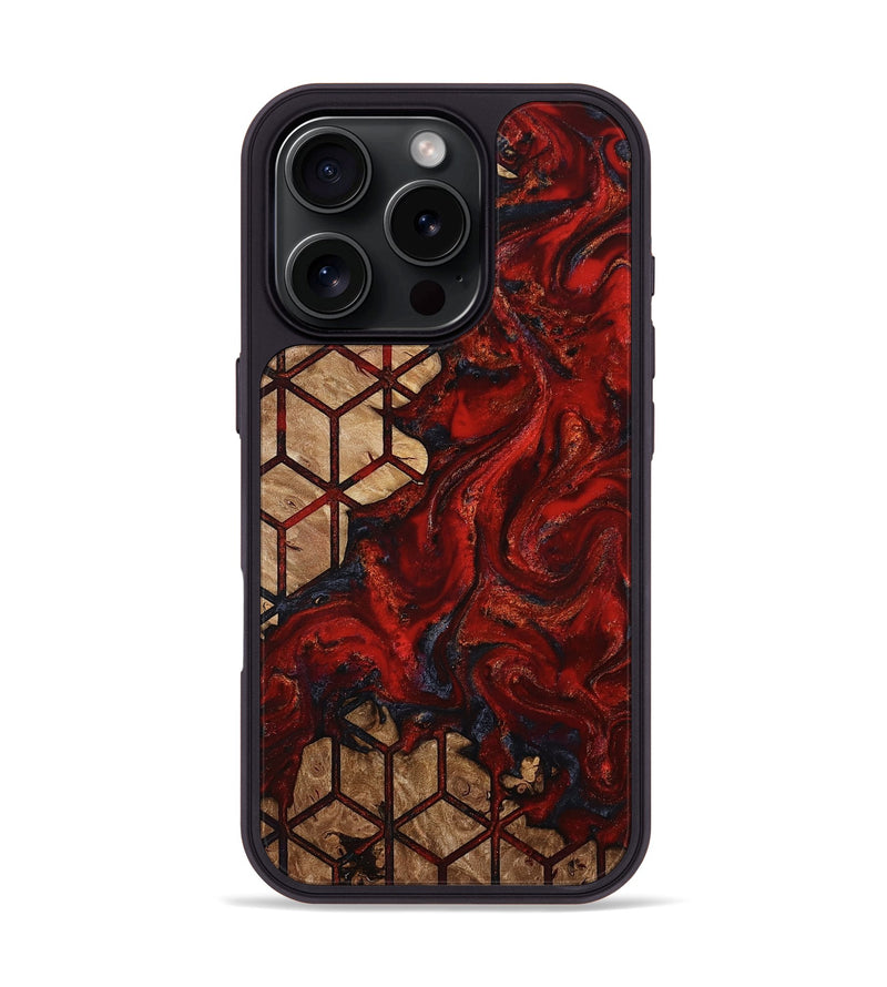 iPhone 16 Pro Wood Phone Case - Halle (Pattern, 813074)