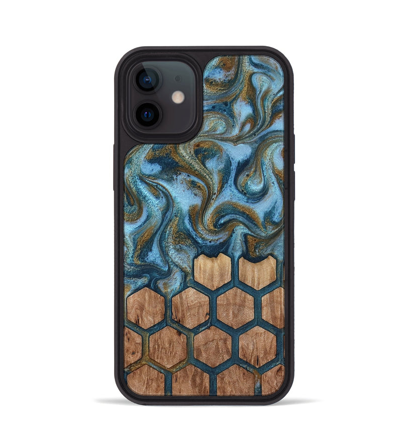 iPhone 12 Wood Phone Case - Ayra (Pattern, 813079)