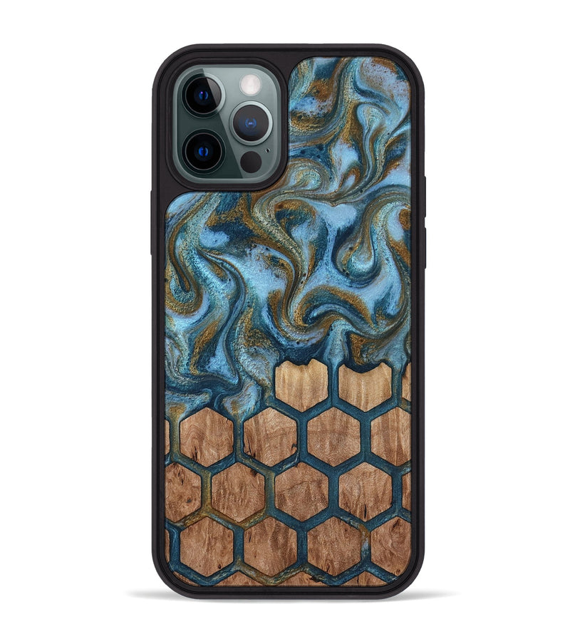 iPhone 12 Pro Max Wood Phone Case - Ayra (Pattern, 813079)
