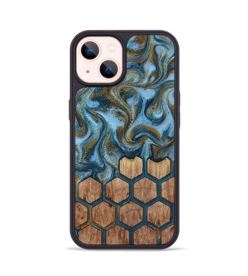 iPhone 14 Wood Phone Case - Ayra (Pattern, 813079)