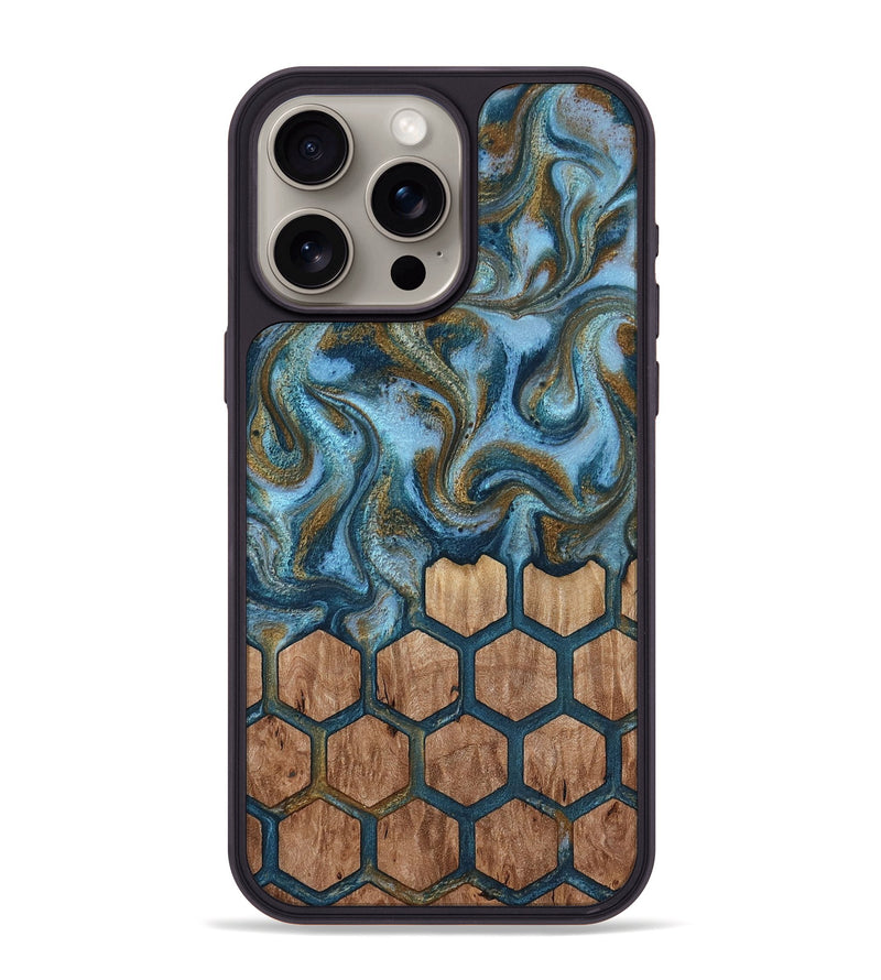 iPhone 15 Pro Max Wood Phone Case - Ayra (Pattern, 813079)