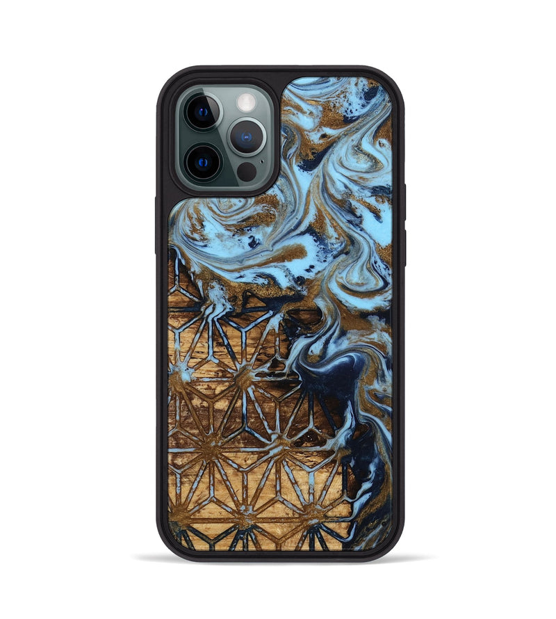 iPhone 12 Pro Wood Phone Case - Erica (Pattern, 813081)