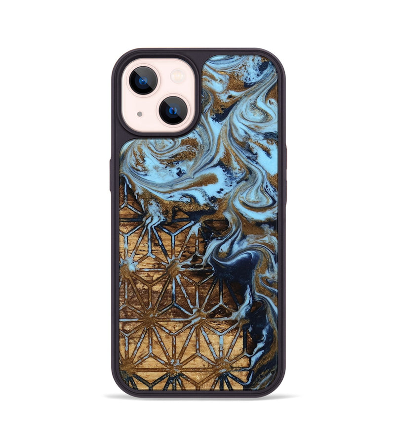 iPhone 14 Wood Phone Case - Erica (Pattern, 813081)