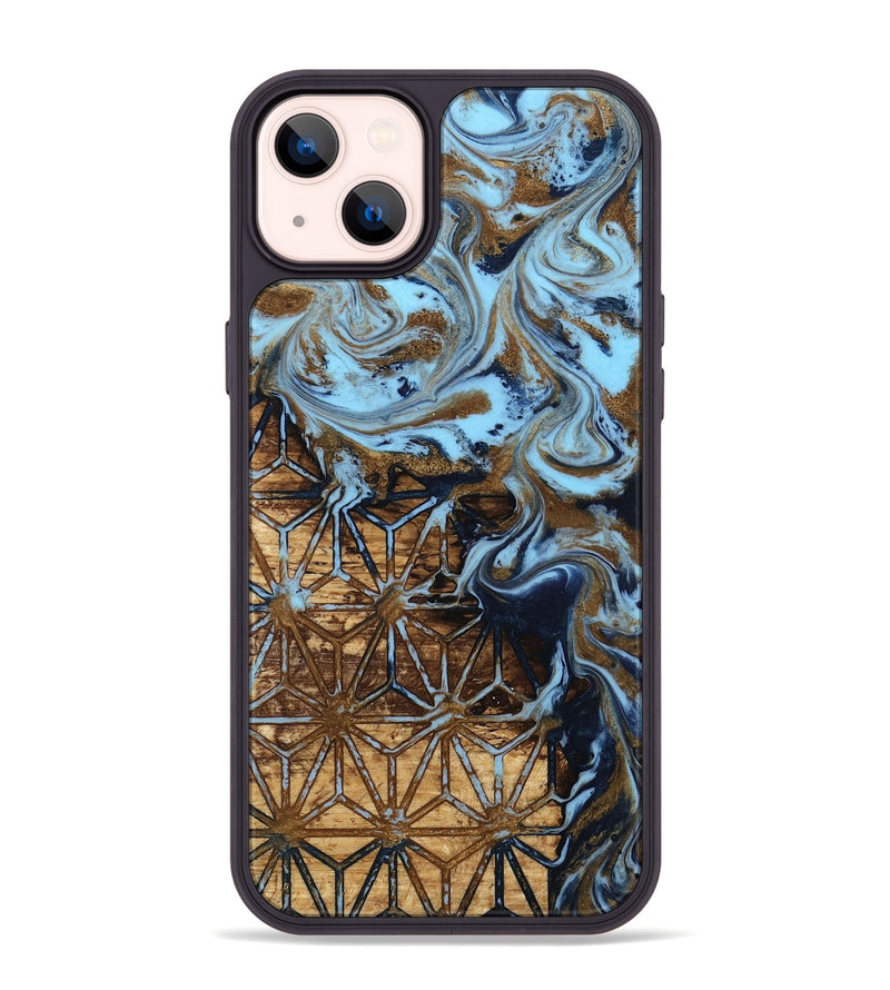 iPhone 14 Plus Wood Phone Case - Erica (Pattern, 813081)