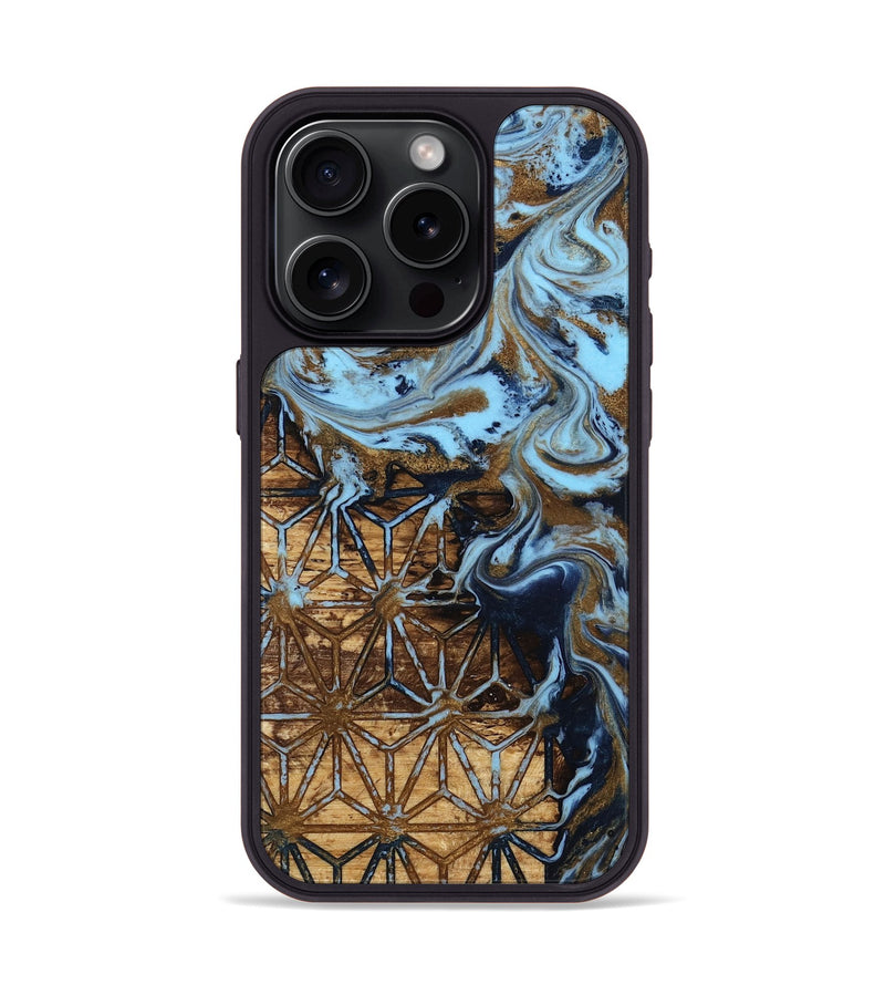iPhone 15 Pro Wood Phone Case - Erica (Pattern, 813081)