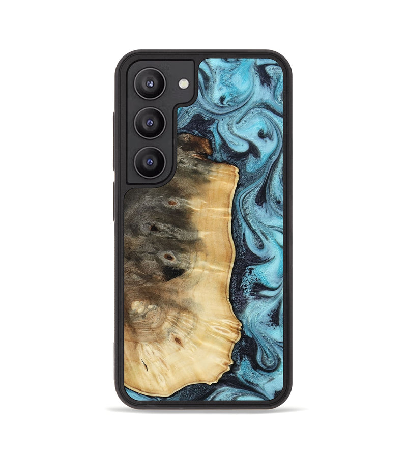 Galaxy S23 Wood Phone Case - Orin (Blue, 813083)
