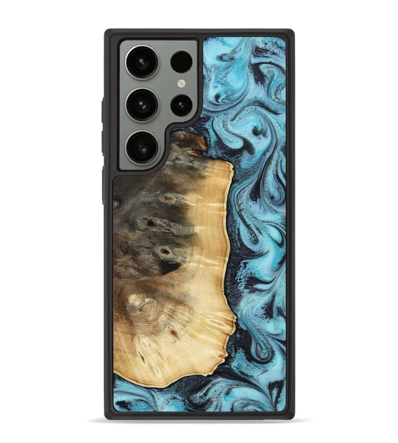 Galaxy S23 Ultra Wood Phone Case - Orin (Blue, 813083)