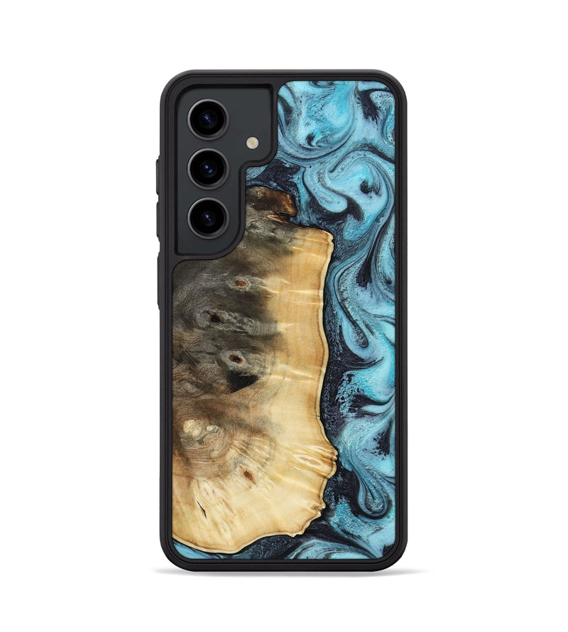 Galaxy S24 Wood Phone Case - Orin (Blue, 813083)