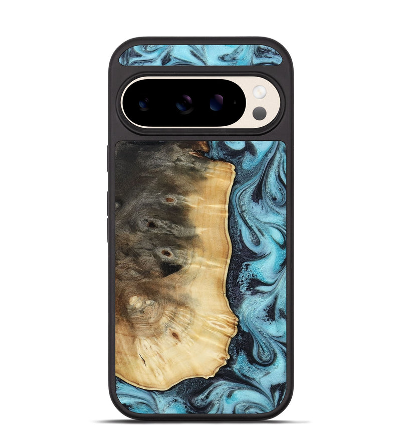 Pixel 10 Wood Phone Case - Orin (Blue, 813083)