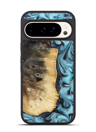 Pixel 9 Pro Wood Phone Case - Orin (Blue, 813083)