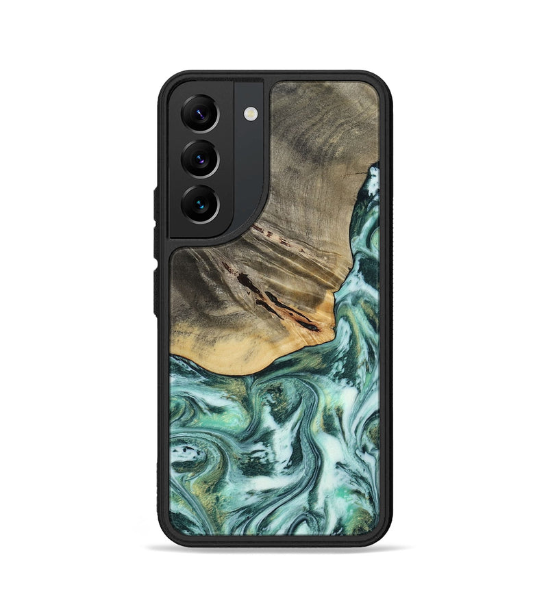 Galaxy S22 Wood Phone Case - Wheeler (Green, 813088)