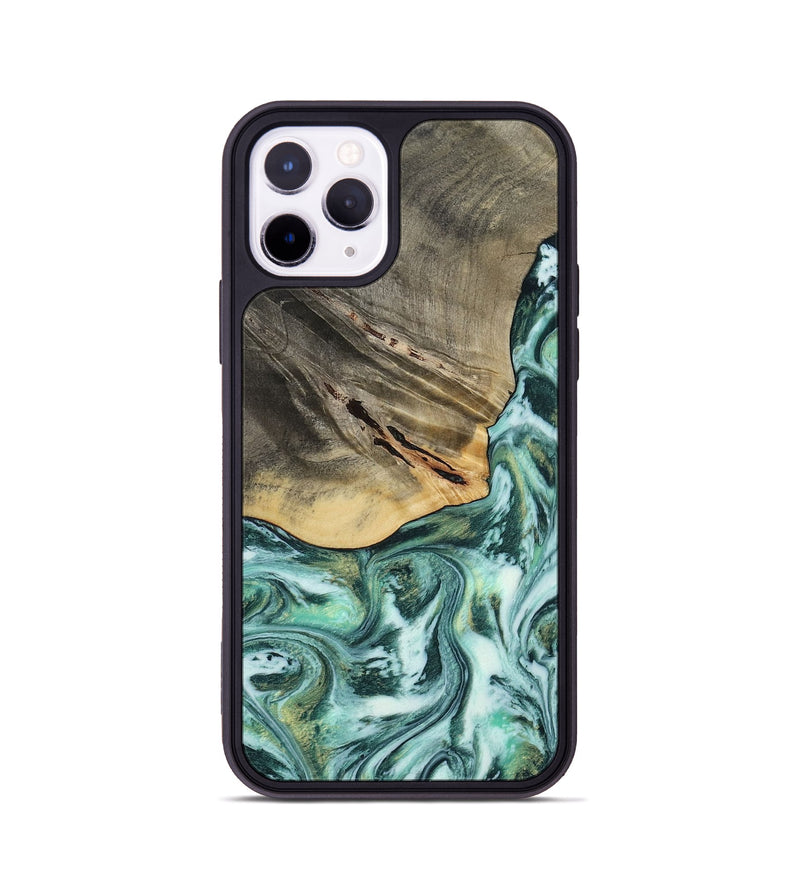 iPhone 11 Pro Wood Phone Case - Wheeler (Green, 813088)