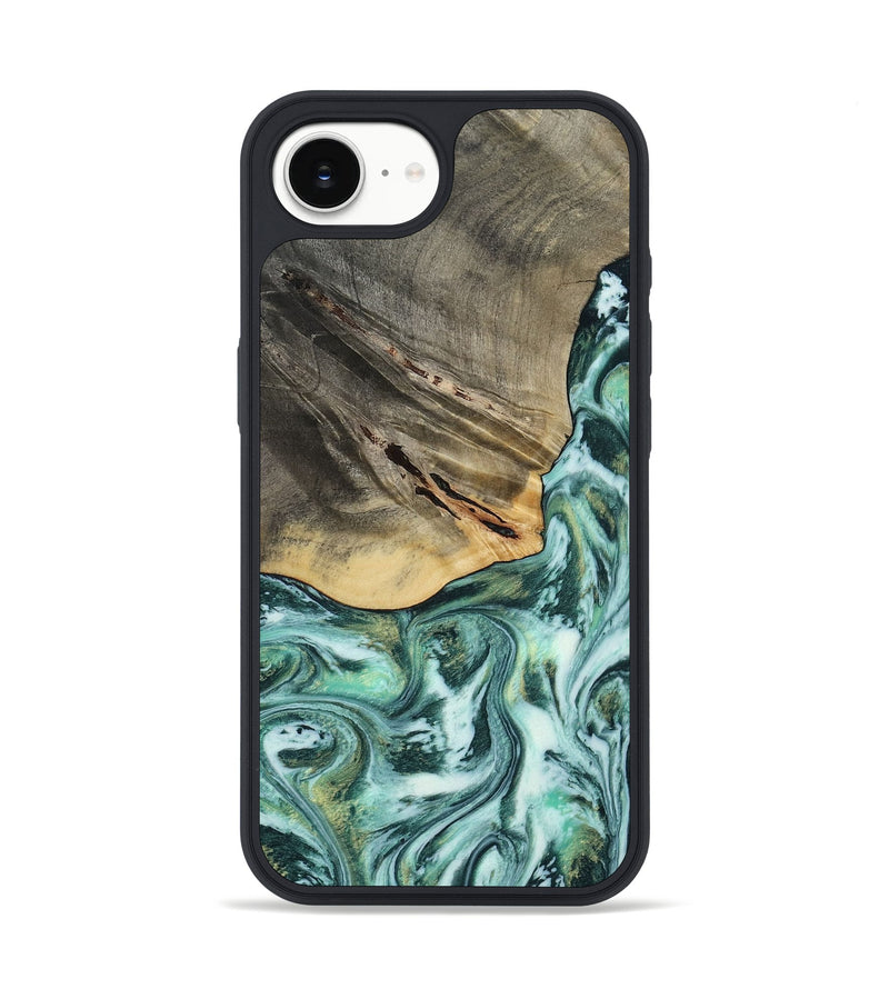 iPhone 16e Wood Phone Case - Wheeler (Green, 813088)