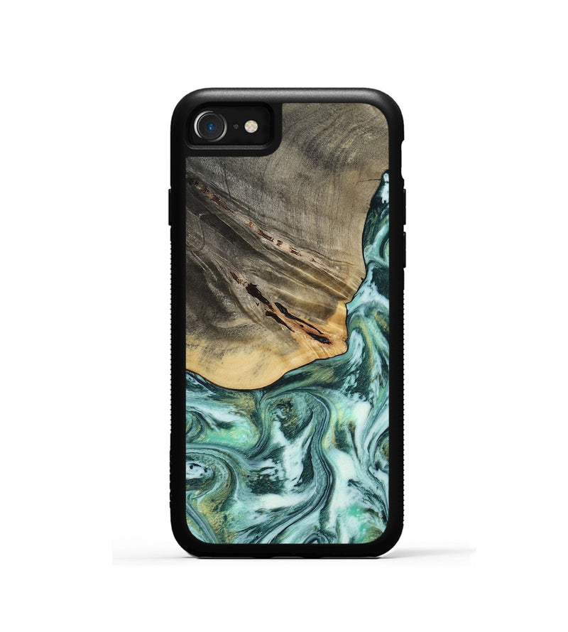 iPhone SE Wood Phone Case - Wheeler (Green, 813088)
