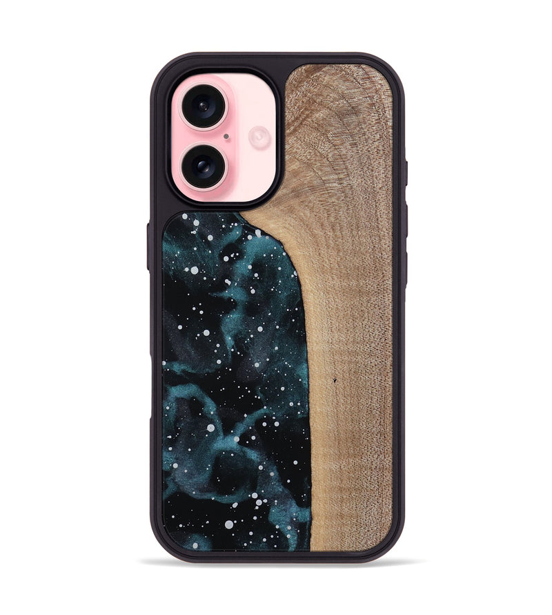 iPhone 16 Wood Phone Case - Flor (Cosmos, 813101)