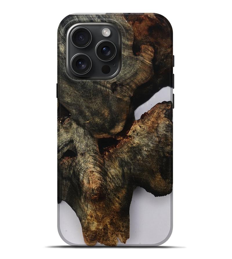 iPhone 16 Pro Max Wood Live Edge Phone Case - Renata (Clear, 813113)