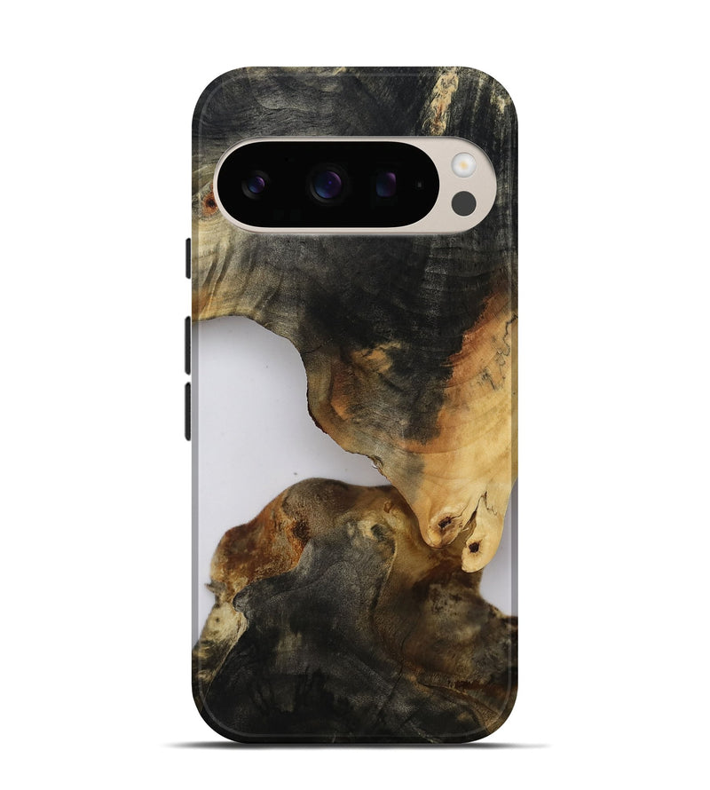 Pixel 10 Pro Wood Live Edge Phone Case - Patrica (Clear, 813114)