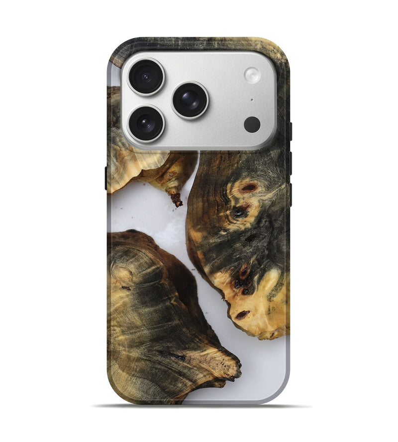 iPhone 17 Pro Wood Live Edge Phone Case - Heaven (Clear, 813118)