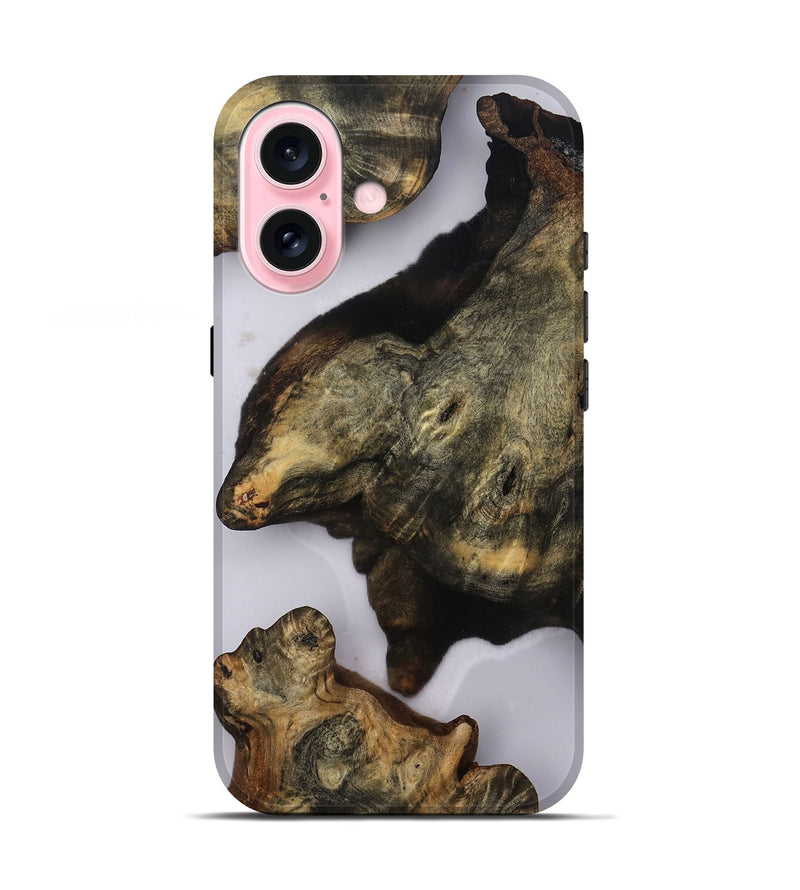 iPhone 17 Wood Live Edge Phone Case - Trina (Clear, 813124)