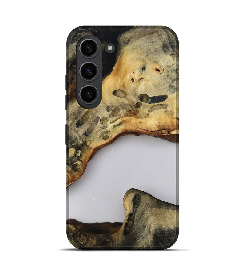 Galaxy S23 Wood Live Edge Phone Case - Jacklyn (Clear, 813125)
