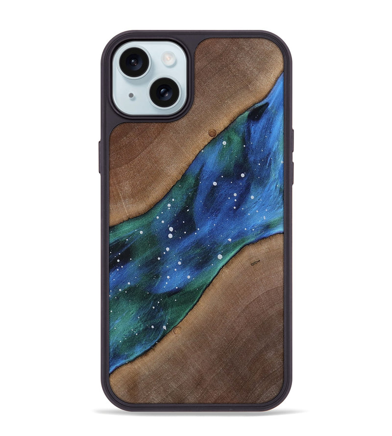 iPhone 15 Plus Wood Phone Case - Melody (Cosmos, 813211)