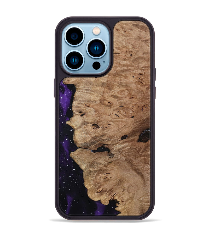 iPhone 14 Pro Max Wood Phone Case - Chandra (Cosmos, 813214)