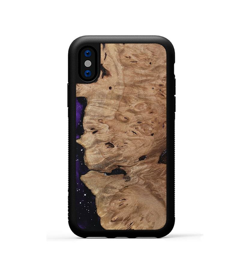 iPhone Xs Wood Phone Case - Chandra (Cosmos, 813214)