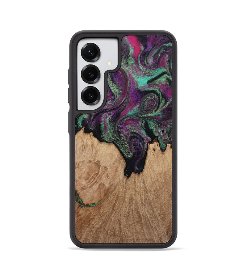 Galaxy S25 Wood Phone Case - Kiley (Green, 813221)