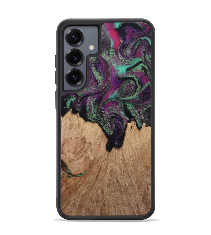 Galaxy S25 Plus Wood Phone Case - Kiley (Green, 813221)
