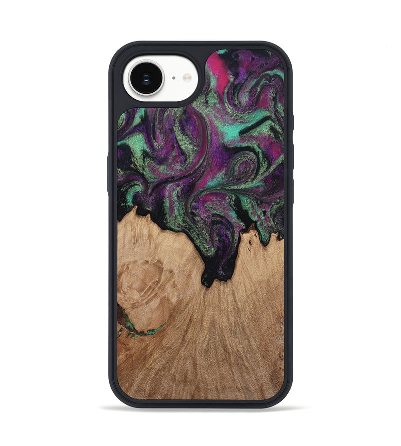 iPhone 16e Wood Phone Case - Kiley (Green, 813221)