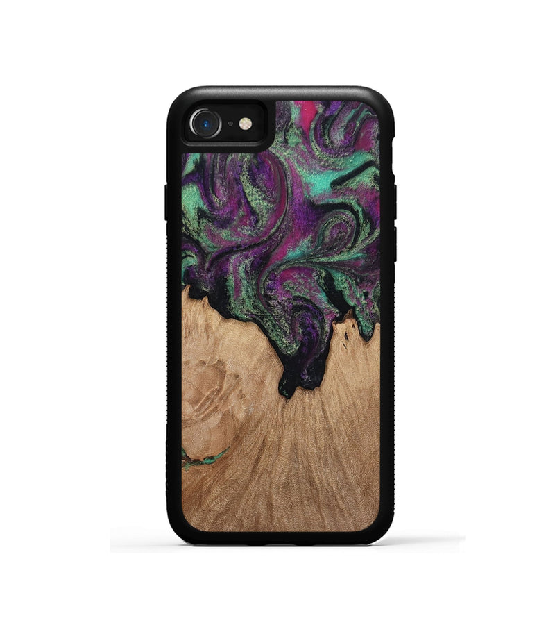 iPhone SE Wood Phone Case - Kiley (Green, 813221)
