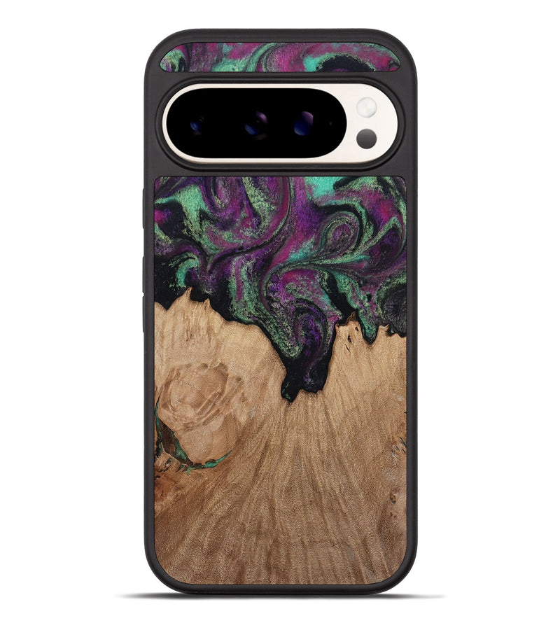 Pixel 10 Pro XL Wood Phone Case - Kiley (Green, 813221)