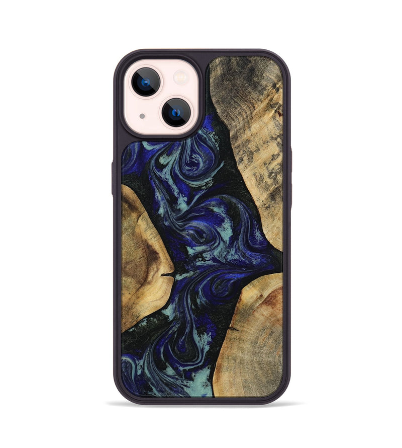 iPhone 14 Wood Phone Case - Sam (Green, 813227)