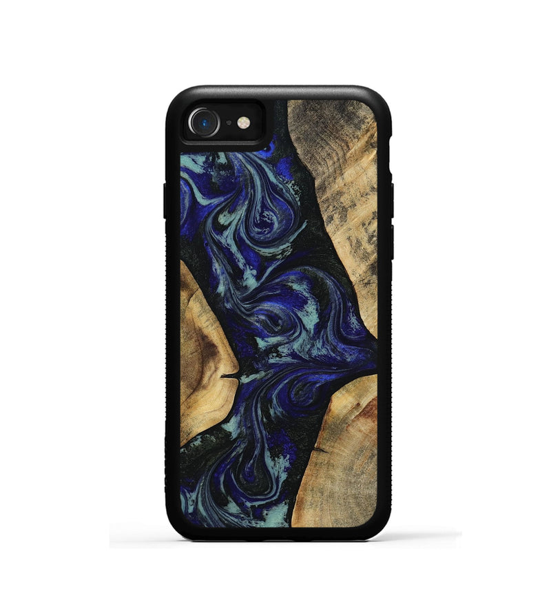 iPhone SE Wood Phone Case - Sam (Green, 813227)