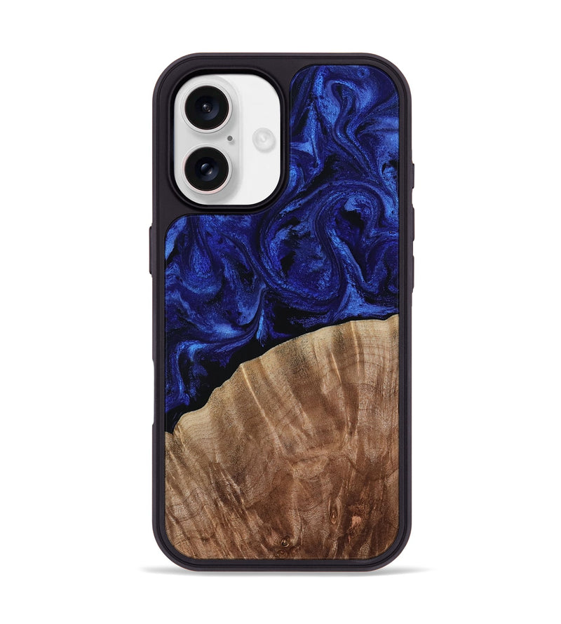 iPhone 17 Wood Phone Case - Atreus (Blue, 813241)