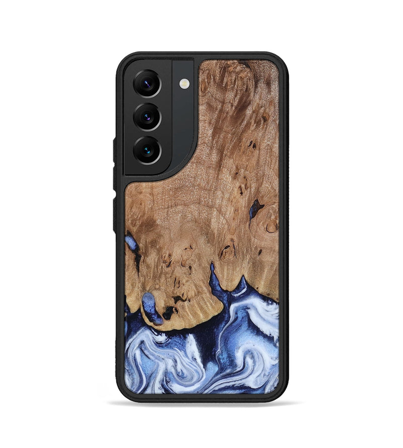 Galaxy S22 Wood Phone Case - Price (Blue, 813242)