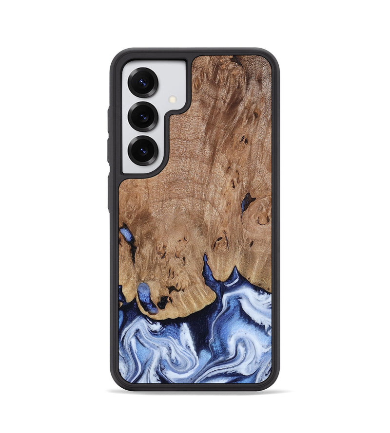 Galaxy S25 Wood Phone Case - Price (Blue, 813242)