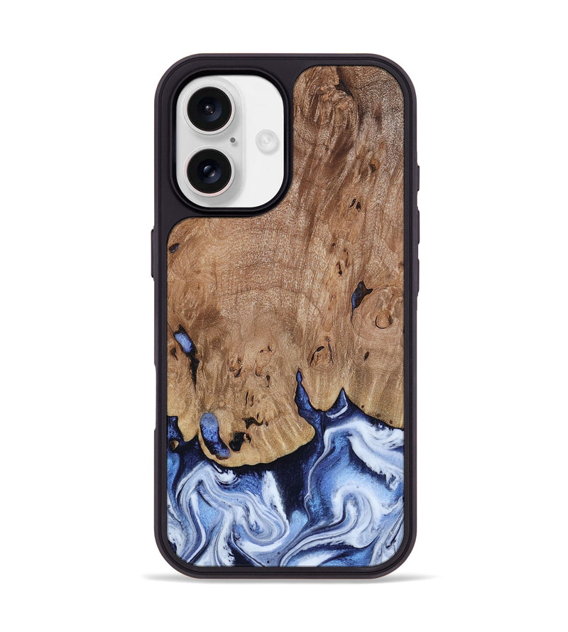 iPhone 17 Wood Phone Case - Price (Blue, 813242)