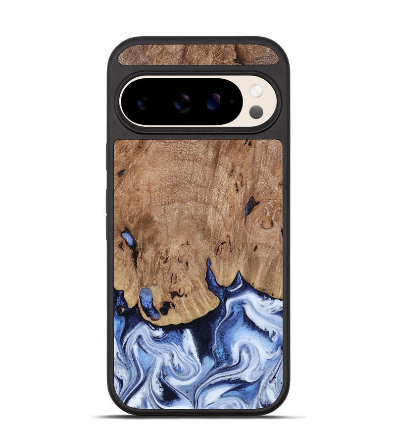 Pixel 10 Pro Wood Phone Case - Price (Blue, 813242)