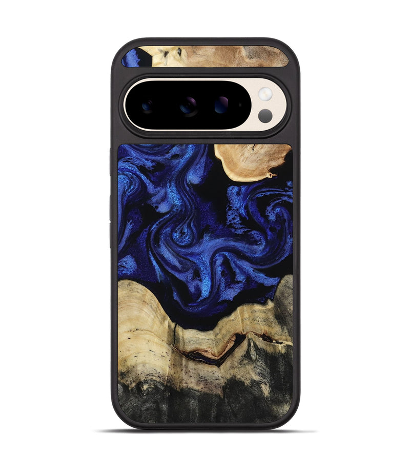 Pixel 10 Pro Wood Phone Case - Zayden (Blue, 813250)