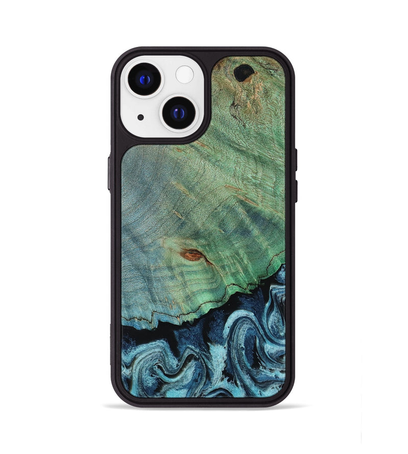 iPhone 13 Wood Phone Case - Kahlani (Blue, 813272)