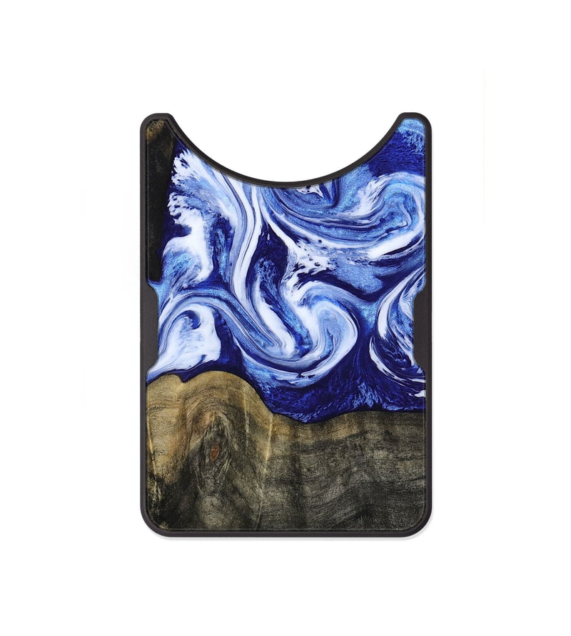 Alloy Wood Wallet - Geo (Blue, 813276)